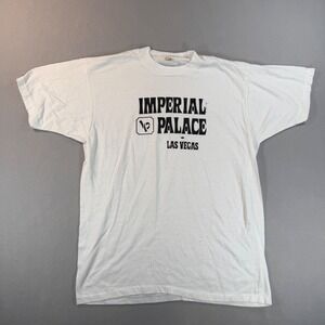 Vintage 80s Imperial Palace Las Vegas T Shirt XL Super Screen Stars Distressed